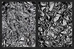 Black &amp; White Metallic Textures Product Image 2