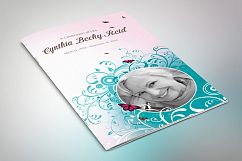 Flourish Funeral Program Template Product Image 1
