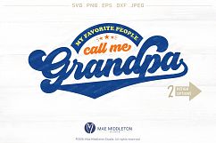 Mini-bundle! My Favorite People Call me: Daddy, Grandpa, Mommy &amp; Grandma, Printable, cut file: dxf, eps, png, jpeg, svg files Product Image 7