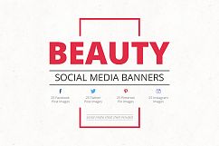 Beauty Social Media Banners Product Image 1