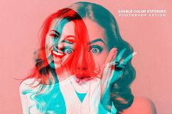 Double Color Exposure Photoshop Action Product Image 1