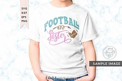 Football Sister SVG DXF EPS PNG Product Image 4