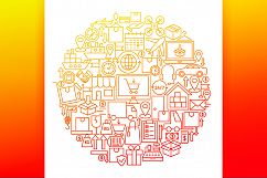 Delivery Line Art Icons Product Image 2