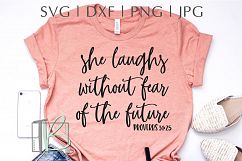 She Laughs Without Fear Of The Future SVG Product Image 1