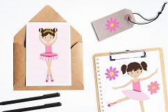 Dancing Ballerinas graphics and illustrations Product Image 4
