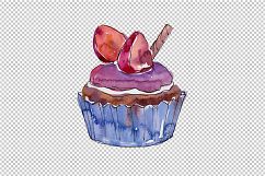 Watercolor mix cool ice cream PNG set Product Image 3