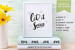 Let It Snow Graphics Product Image 1