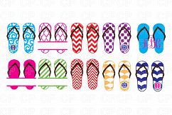 Flip Flops Bundle SVG Cut Files, Flip Flops Clipart Product Image 1