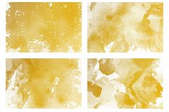 Watercolor Textures White and Gold Product Image 3