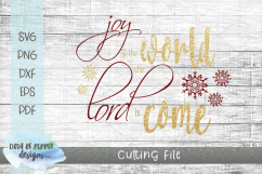 Joy to the World SVG - Christmas SVG Product Image 1