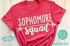 Sophomore Squad SVG Cut File Product Image 1