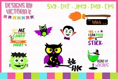 Mini Halloween Bundle, Witches SVG Cut Files Product Image 1
