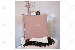 Xmas Pillow Mockup. PSD &amp; JPG Product Image 3