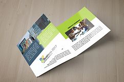 Professional Square Business Trifold Brochure Product Image 2