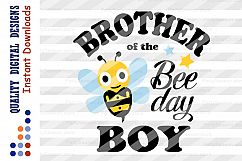 Birthday Boy svg Brother of the BEE day Boy Happy Birthday Product Image 2
