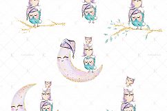 Cute Owls Clipart Product Image 3