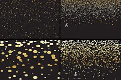 Gold Confetti Overlay Clipart Product Image 3