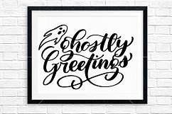 Halloween Hand Lettered Cut Files Bundle, SVG DXF EPS PNG Product Image 6