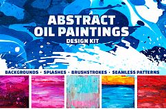 Abstract. Oil paintings. Product Image 1