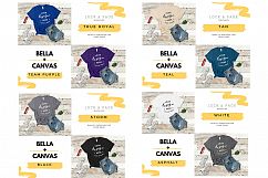 T-Shirt Mockup Bella Canvas 3001 Mega Bundle TShirt Flat Lay Product Image 15