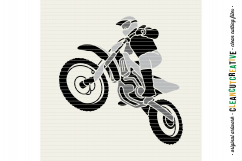 Young Wild and BRAAAP! Boys design for Motocross Dirt Bike Lovers! - SVG DXF EPS PNG - Cricut &amp; Silhouette  Product Image 4
