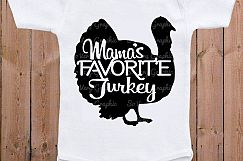 Mama&#039;s Favorite Turkey | Cutting File | Printable | SVG |PNG Product Image 2