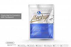 Plastic Bag for Cosmetics with Transparent Product Image 2