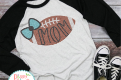 Mom Football with Bow Product Image 2