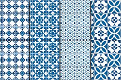 Blue Morocco Ethnic seamless patterns Product Image 4