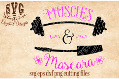 Muscles And Mascara Cut File Product Image 1
