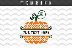 Pumpkin SVG, Pumpkin Cut File, Silhouette Cut File Product Image 1