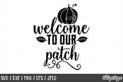 Welcome to our patch SVG, Fall, Autumn, Pumpkin, Winter SVG Product Image 1