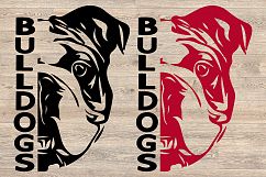 Bulldogs Voleyball SVG lady ladydogs, football svg 966S Product Image 2
