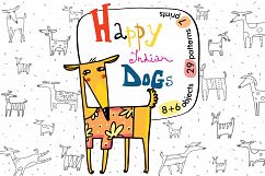 Happy Indian Dogs patterns, prints Product Image 1