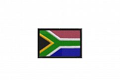 South African Flag Machine Embroidery Design Product Image 4