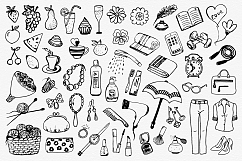 Women&#039;s set, hand-drawn Product Image 3