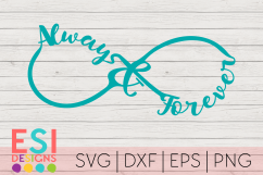 Valentine's Day SVG | Wedding | Always and Forever Infinity Product Image 1