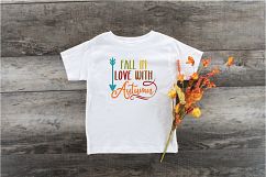 Fall in Love with Autumn - Fall SVG Cut File - DXF EPS PNG Product Image 6