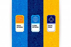 Social Media Line Tile Patterns Product Image 3