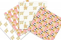 Summer Shopping digital background papers Product Image 3