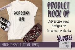 MOCK UP Comfortable t-shirt leggings | High Resolution JPEG Product Image 1