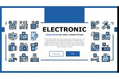 Electronic Repair Landing Header Vector Product Image 1