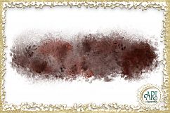 Sangria Wine Burgundy  Brush Strokes Clipart Autumn Golden Glitter  24 PNG - transparent background images Product Image 14