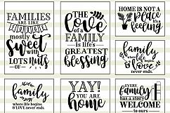 Family Love Quote SVG Cut Files Bundle Product Image 3