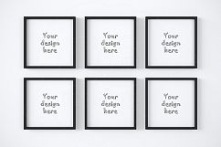 Kit of six square frame mockups Product Image 1