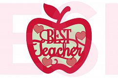 Best Teacher Apple Design Product Image 1