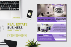 Real Estate Business Flyer Template Design | US Flyer Size Product Image 1