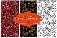 12 European Floral Patterns #2 Product Image 3