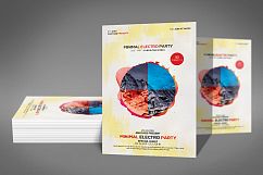 Minimal Eletro Party Flyer Product Image 2