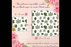 100 Seamless Color Autumn Leaves Pattern Digital Papers Product Image 4